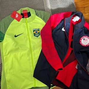 Two Nike women team jackets size small